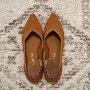 Rothy's Women's Tan Pointed Loafers